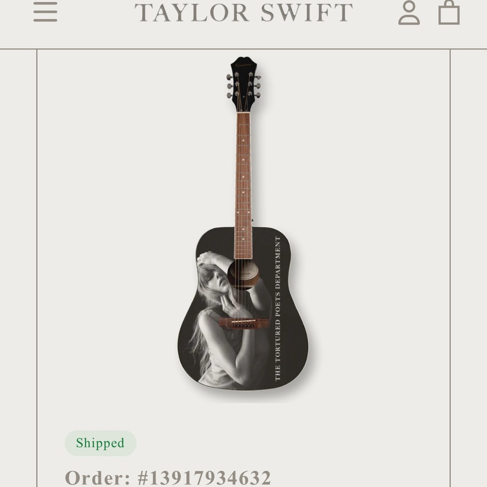 Brand New In Box Taylor Swift TTPD Limited Guitar #TS2338